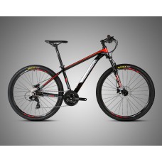 Велосипед 27,5" Twitter TW3700 M310 (2020), черно-красный
