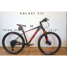 Велосипед 27,5" GALAXY X12, черный/красный