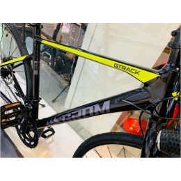 Велосипед 28" (700C) GROM LEXON GTRACK, черный/салатовый