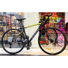 Велосипед 28" (700C) GROM LEXON GTRACK, черный/салатовый