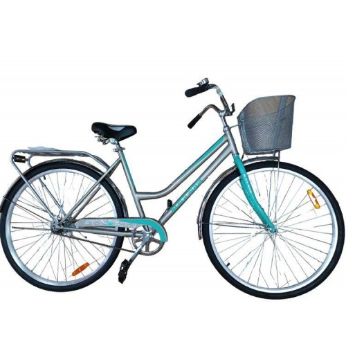 Велосипед 28" Black Aqua CITY 182, серый-бирюзовый