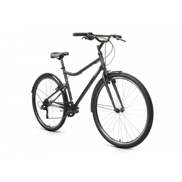 Велосипед 28" FORWARD PARMA 2021 черный матовый/белый