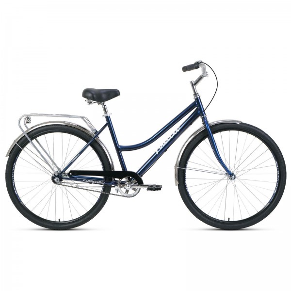 Велосипед 28" Forward Talica 3.0, 2021 темно-синий/серебристый