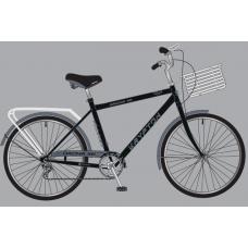 Велосипед 28" KRYPTON DACHA M (2024), чёрный угольный