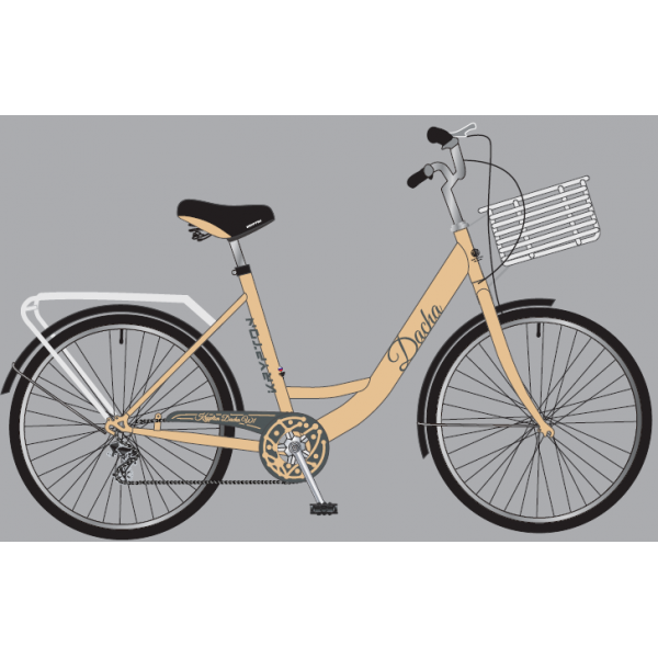 Велосипед 28" KRYPTON DACHA W (2024), розовое золото