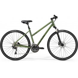 Велосипед 28" Merida Crossway 300 Lady (2021) MattFogGreen/DarkGreen