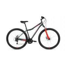 Велосипед 29" ALTAIR MTB HT 2.0 disc (2020-2021) темно-серый/красный
