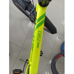 Велосипед 29" BLACK AQUA Cross 2981 D matt, лимонный