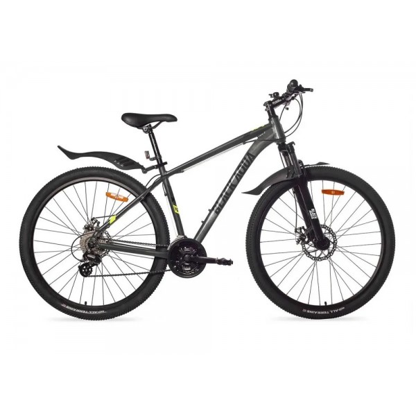 Велосипед 29" BLACK AQUA Cross 2991 D matt (2022) темно-серый