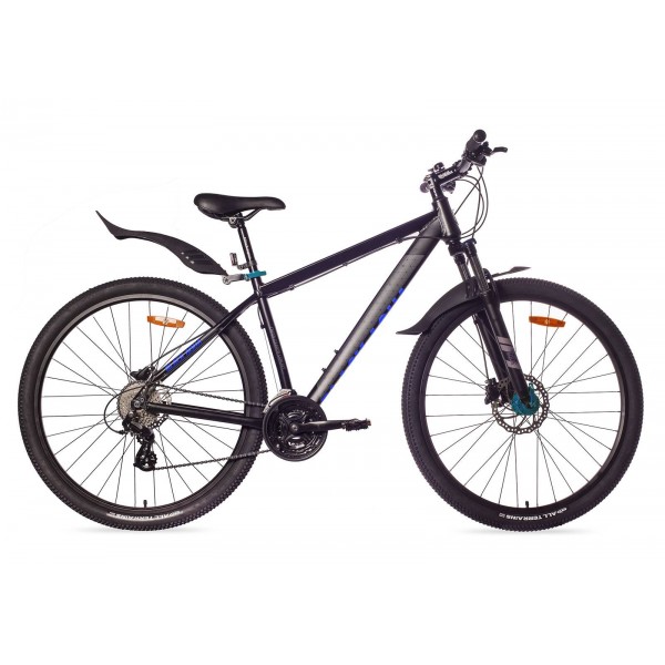 Велосипед 29" BLACK AQUA Cross 2992 HD matt (2022) черно-синий
