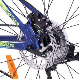 Велосипед 29" COMIRON FALCON 2.0, синий/голубой/желтый