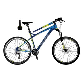 Велосипед 29" COMIRON FALCON 2.0, синий/голубой/желтый