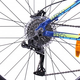 Велосипед 29" COMIRON FALCON 2.0, синий/голубой/желтый