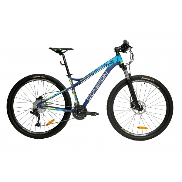 Велосипед 29" COMIRON FALCON 2.0, синий/голубой/желтый