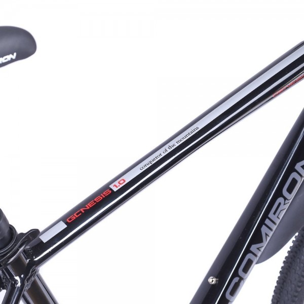 Велосипед 29" COMIRON GENESIS 1.0 (2024), черный/серый/красный