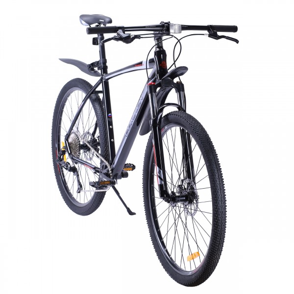 Велосипед 29" COMIRON GENESIS (2024), черный/серый/красный