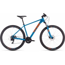 Велосипед 29" CUBE AIM PRO 29 (2019) сине-оранжевый