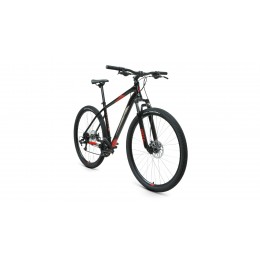 Велосипед 29" FORWARD APACHE 2.2 disc (2021) Черный/красный