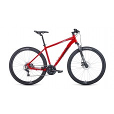 Велосипед 29" FORWARD APACHE 2.2 disc (2021) Красный/серебристый