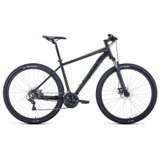 Велосипед 29" FORWARD APACHE 2.2 S disc (2021) черный матовый/черный