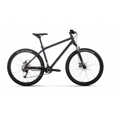 Велосипед 29" Forward APACHE 29 2.0 D (2023), темно-серый/черный
