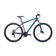 Велосипед 29" FORWARD APACHE 3.0 disk (2020) серый/голубой