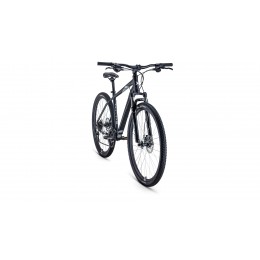 Велосипед 29" FORWARD APACHE 3.2 HD (2021) черный матовый/серебристый