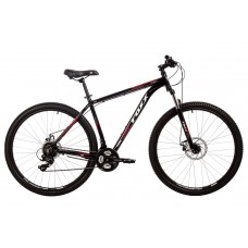Велосипед 29" FOXX ATLANTIC черно-красный (2024)