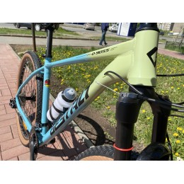 Велосипед 29" GESTALT D9055, голубой-желтый