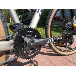 Велосипед 29" Gestalt D9055 серо-оранжевый