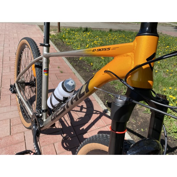 Велосипед 29" Gestalt D9055 серо-оранжевый