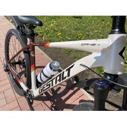 Велосипед 29" Gestalt D942-1, белый/бордовый