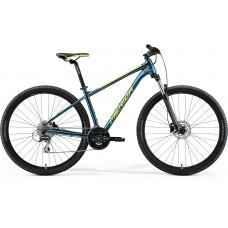 Велосипед 29" Merida Big.Nine 20-3x (2022) сине-лимонный