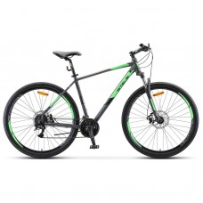 Велосипед 29" Stels Navigator-920 MD, V010, антрацитовый/зелёный