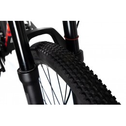 Велосипед 29" TRINX X1 PRO матовы черный/красный/белый