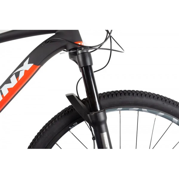 Велосипед 29" TRINX X1 PRO матовы черный/красный/белый
