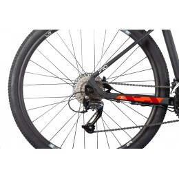 Велосипед 29" TRINX X1 PRO матовы черный/красный/белый