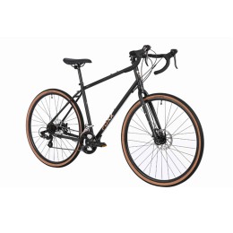 Велосипед 700" грэвел FOXX GRIT, черный (2026)