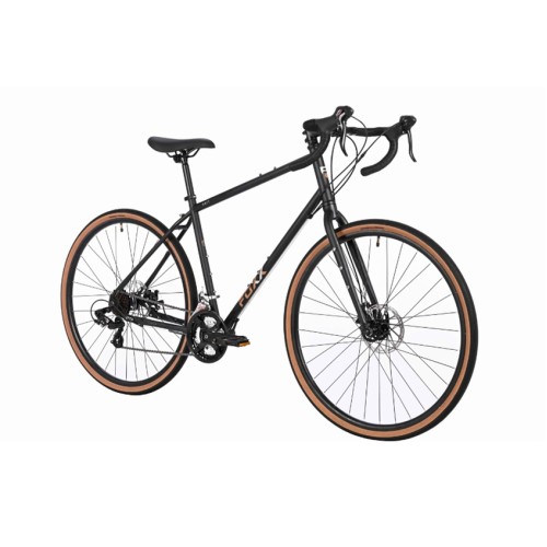 Велосипед 700" грэвел FOXX GRIT, черный (2026)