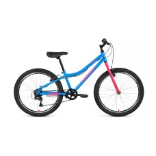 Велосипед 24" ALTAIR MTB HT 24 1.0  голубой/розовый (2021)