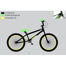 Велосипед BMX 18" COMIRON WOOHOO (2024), BLACK NEON