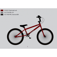 Велосипед BMX 18" COMIRON WOOHOO (2024), DARK DARK RED
