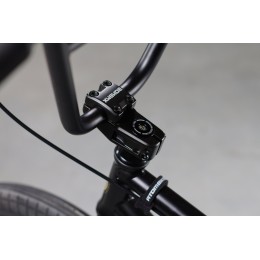 Велосипед BMX 20" ATOM Nitro, MattGraphite (черный матовый/золотая надпись)