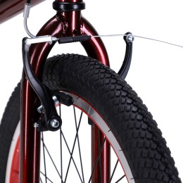 Велосипед BMX 20" COMIRON BIG WOOHOO (2024), бордовый металлик