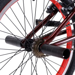 Велосипед BMX 20" COMIRON BIG WOOHOO (2024), бордовый металлик