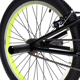 Велосипед BMX 20" COMIRON BIG WOOHOO (2024), черный/зеленый
