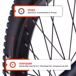 Велосипед BMX 20" COMIRON Deep Metal BMX-5 YS2147 deep blue indigo