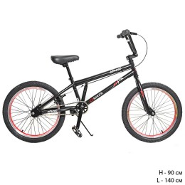 Велосипед BMX 20" COMIRON Street 20" GT888 BLACK+RED