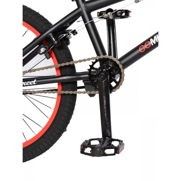 Велосипед BMX 20" COMIRON Street 20" GT888 BLACK+RED