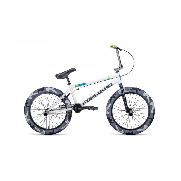 Велосипед BMX 20" FORWARD ZIGZAG BMX (2021) белый